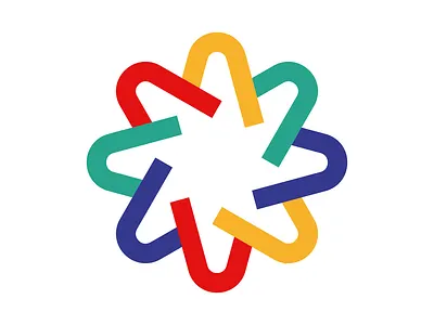 Star Abstraction design geometric logo star vector