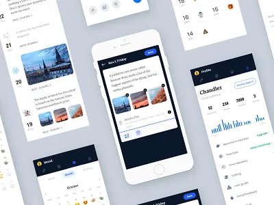 Responsive Design for JournalFlow app diary journal journalflow ui ux