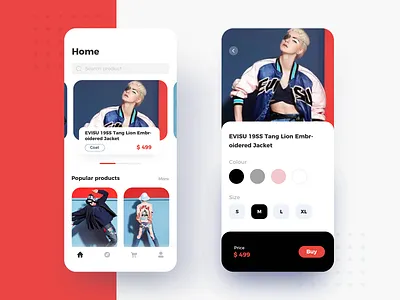 Shopping interface ui ux 向量 品牌 图标 应用 插图 设计