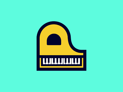 ‘P’ | 36 Days of Typography 36daysoftype design flat illustration p piano type typography vector