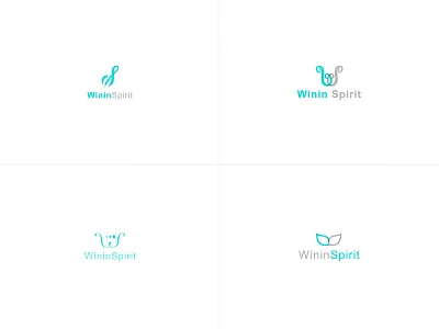Winin spirit branding brandmark design graphic design icon identity illustration illustrator lettering logo logo design logo maker logodesign logotype logotype black white creative minimal typography ui vector web