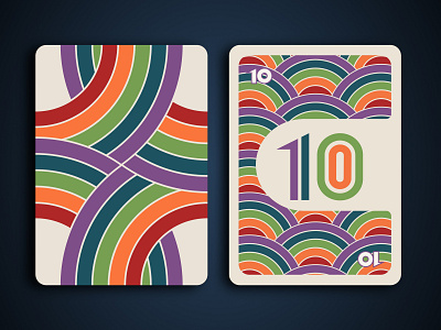 Rainbow Card Game - Wild 10 board game board games card game card art card games design game game art retro vector vector art