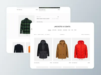 Peak Performance - Product Listing Page category design ecom ecommerce feed grid list listing peak peak performance performance product feed products shop ui ux web web design website