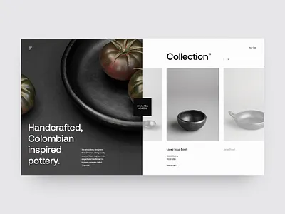 Chamba Nordic e commerce grid design grid layout landing page minimal minimal web design minimal website shop store store design typography ui ui design ux web design