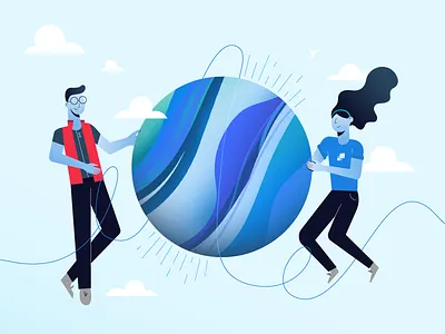 Twilio and SendGrid Cross Sell Guide guide illustration planet sendgrid string twilio