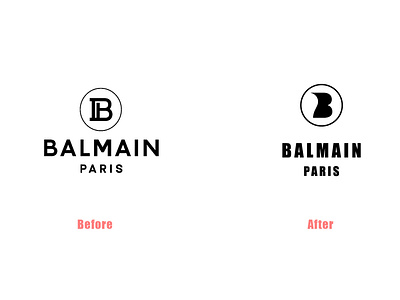 BALMAIN logo update