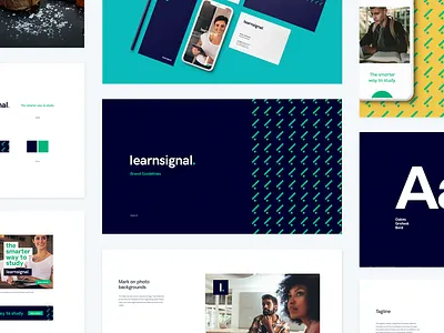 Learnsignal Rebrand animation branding design icon illustration ireland logo ray doyle typography ui ux