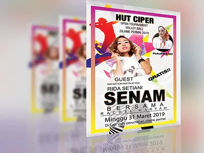Flyer zumba animation art calendar calendar 2019 calendar app calendar design creative design flag design flyer fuin ideas illustration logo newyear simple sport sport app zumba zumbys