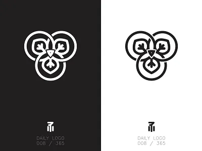 Kembang branding design icon logo vector