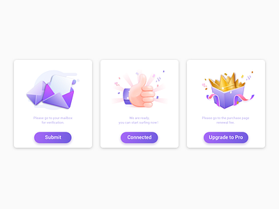 Popup window illustration popup window ui