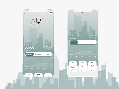 Weather Mobile app concept city dailyinspiration dailyui dailyui037 figma forecast graphics icons london london eye minimal mobile app temperature ui weather alert weather forecast weather widget webdesign