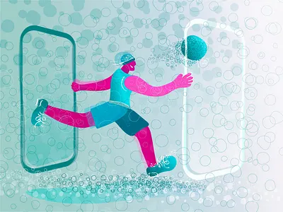 Future business design experience future illustration ui vector web