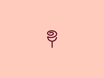 Rose Mark brand branding flower identity illustration logo petal primary rose school