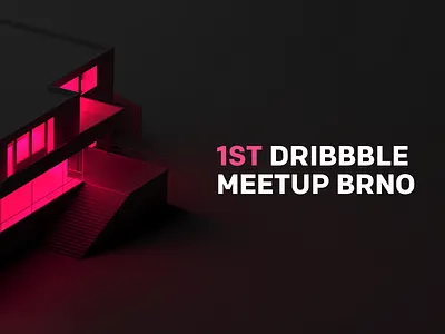 Dribbble meetup Brno 3d dribbble dribbble meetup render