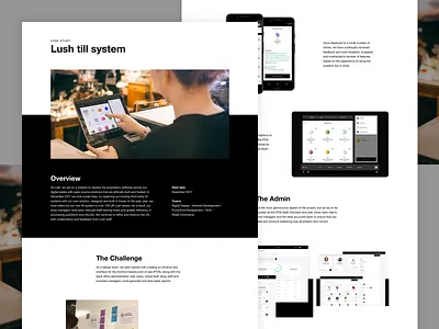 Lush | Till System Case Study android app case study commerce cosmetics lush pos product tills ui design