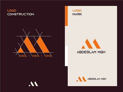 Amlogonew alogo brand brandguidline brandidentity branding colors construction construction logo design fashion icon logo logofont logomark mark mlogo modern orange personnal