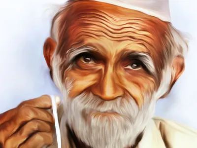 Smudge painting photoshop art