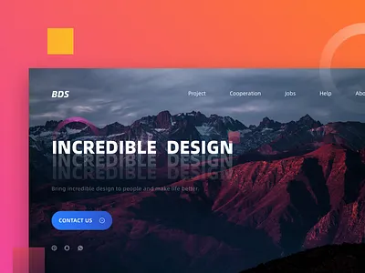 Studio website incredible sketch web design website