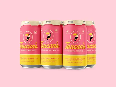 Toucan's Mai Tai can cocktails exotica packaging tiki