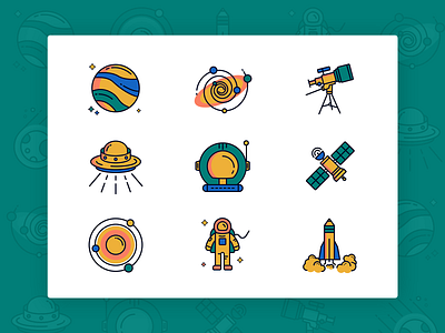 Space icon design icon illustration vector