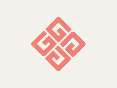 Gaud logo a branding d design g lettermark logo minimalist monogram negative space square symbol type typography u