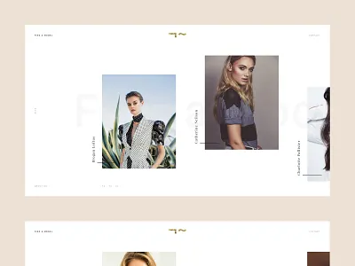 Linden Staub Concept clean concept layout minimal model modelling navigation photography ui ux web website