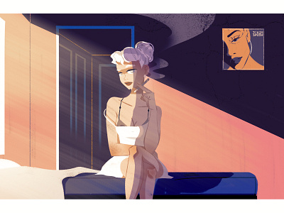 Jorja animation art artwork cartoon consept digital dribbble girl home illustration jorja sketch smith smoke speed paint