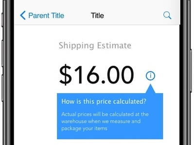 Tooltip app design icon type typography ui ux