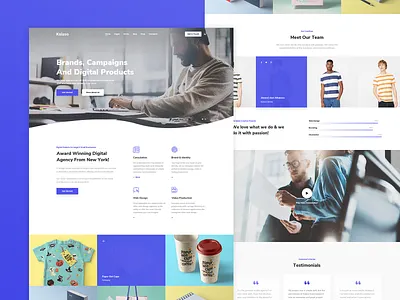 Kolaso Creative agency blog business wordpress commerce company corporate business creative modern multipurpose one page portfolio shop small business visual composer web design woocommerce store