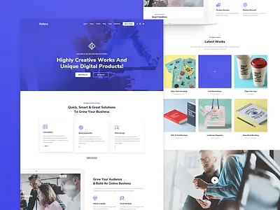 Kolaso Creative Studio agency blog business wordpress commerce company corporate business creative modern multipurpose one page portfolio shop small business visual composer web design woocommerce store