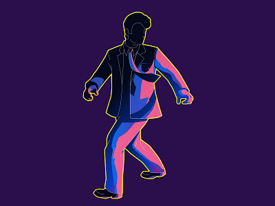 Secret Agent Man illustration illustrator secret agent shadows
