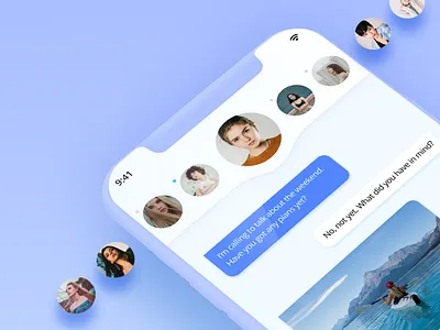 Chat List adobe xd application chat chatlist chatroom contact design girlchat illustration list message message app social social app telegram telegramx ui ux whatsapp xd