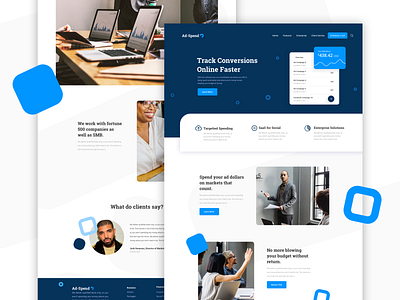 AdTech Landing Page ad tech adsense adtech adtech site advertising tech saas saas agency saas company