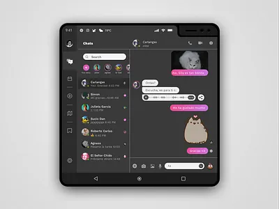 Daily UI #013 _DirectMessaging app daily icon messager new sketch