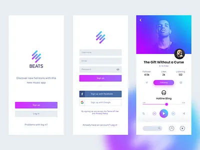 Music App UI #2 app app design application beats design mobile mobile app design mobile ui music music app ui user interface