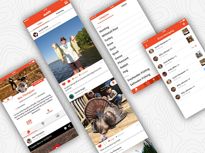 Outdoor Social Network App android app app app design ios app social app