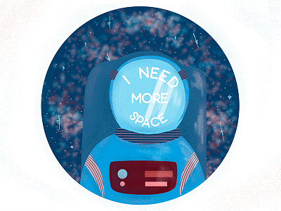 I need more space design illustration illustrator photoshop