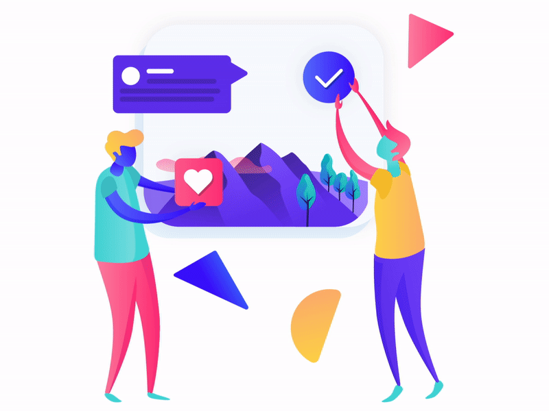 RISE app design gobelins illustration interactive ui vector