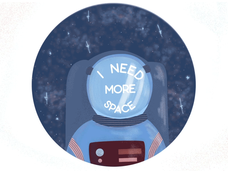 I need more space after effects animation design draw gif illustration illustrator motion graphics photoshop