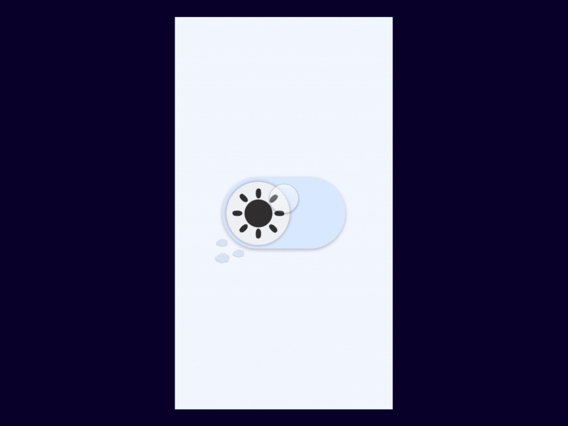 Dark mode toggle π with ProtoPie π₯§ animation darkmode interaction micro interaction mobile protopie prototype switch toggle ui ux