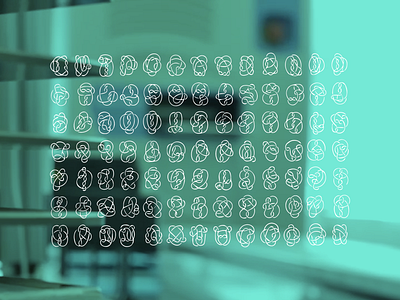 gordian branding data icon identity logo