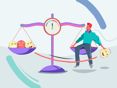 Stress Levels Under Control design freshdesk freshworks helpdesk illustration stress levels support