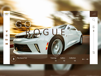 Car - III adobe app design cars chevrolet dribbble header design landing page page design ui ui design ui designer ui8 uiux designer user user experience user experience design user inteface user interaction user interface designer user interface experience