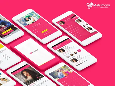 Matrimony app app design ui ux