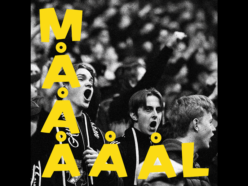 Gnaget on Tour 2018 | Goal gif 03 animation design elvis presley football goal grunge motion graphics social media the clash typography