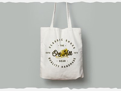 She Kill -your feet gear- logo typography vintage vintage font vintage illustration vintage logo
