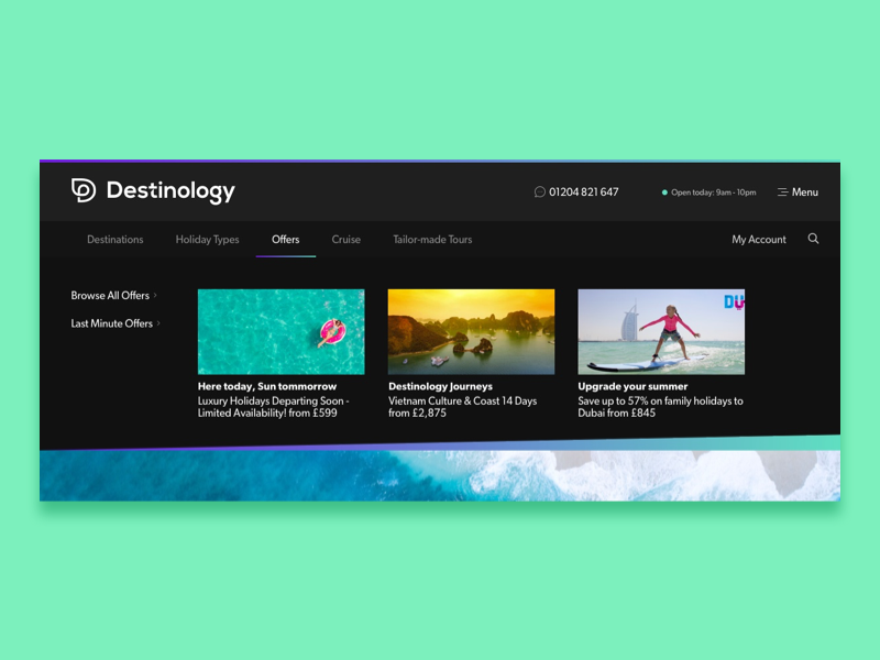 Header concept header menu