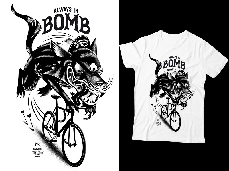Example of Wolf T shirt