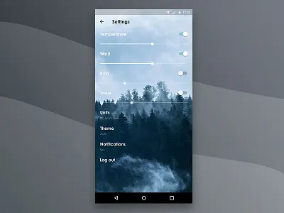 Settings. Daily UI #007 daily 100 challenge daily ui 007 dailyui setting