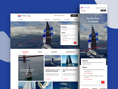 Pacific Cup 2020 boat boat race footer fun fun race hawaii header kaneohe bay oahu pacific pacific cup race racers responsive sailing san francisco sea web web design